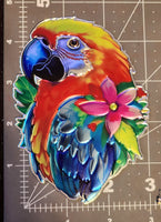 Parrot Metallic 3D Decal