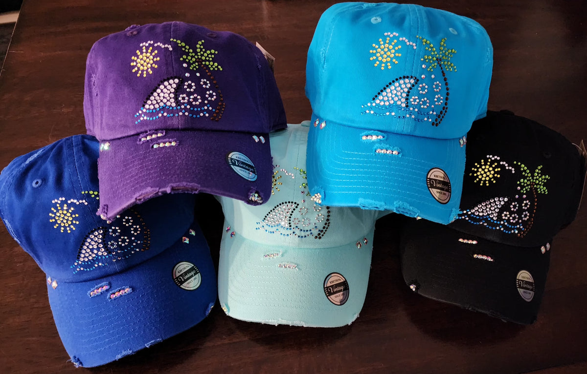 Bubbles Bling Cap – HatLadyBling
