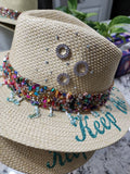 Keep the Party Going Panama Style Hat