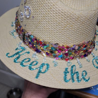 Keep the Party Going Panama Style Hat