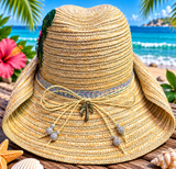 Parrot Palm Tree Western Hat