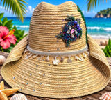 Turtle Palm Tree Western Hat