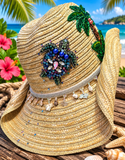Turtle Palm Tree Western Hat