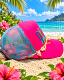 Flamingo Beachy Bling Cap
