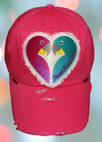 ...Parrot Head Love Bling Cap