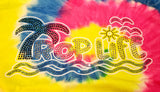Trop Life - Bling V-Neck Tie dye