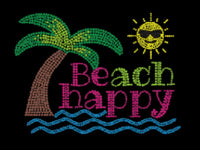 Beach Happy Bling Shirt