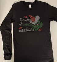 Kissed the Grinch - Bling Shirt